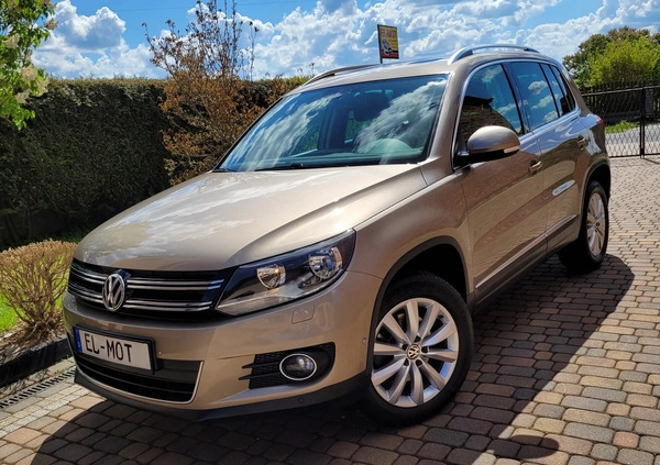 Volkswagen Tiguan cena 59800 przebieg: 140000, rok produkcji 2013 z Drezdenko małe 704